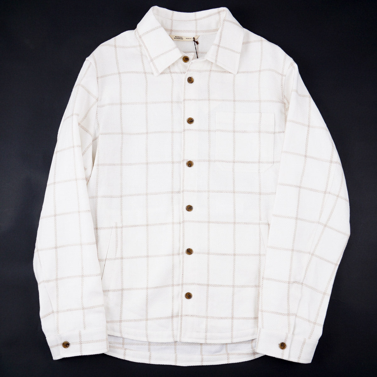Maurizio Baldassari Linen-Cotton Overshirt - Top Shelf Apparel