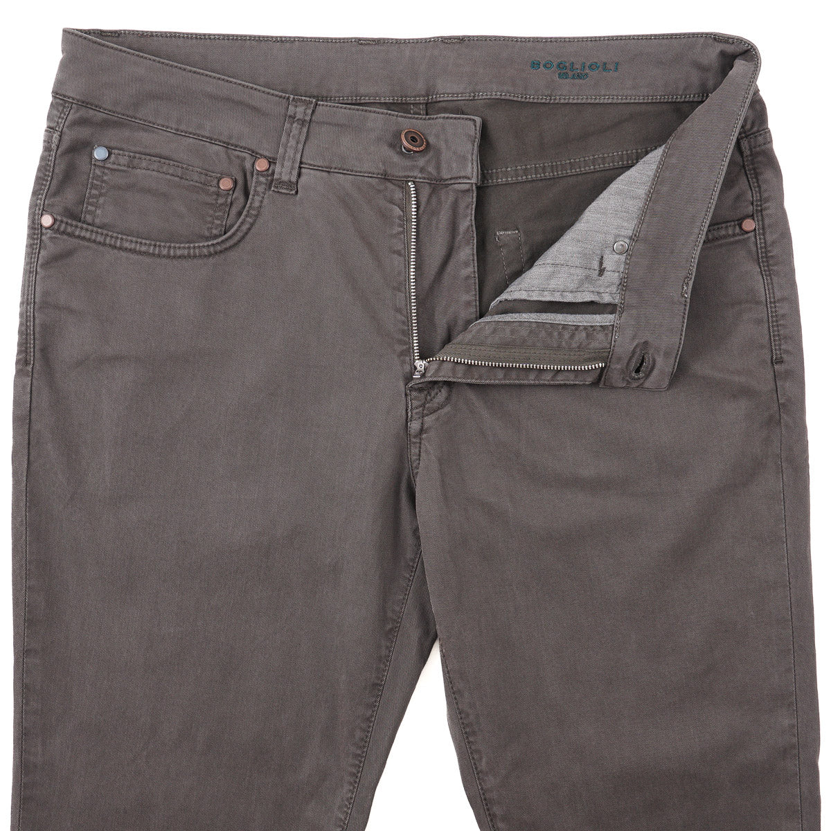 Boglioli Garment-Dyed Cotton-Silk Jeans