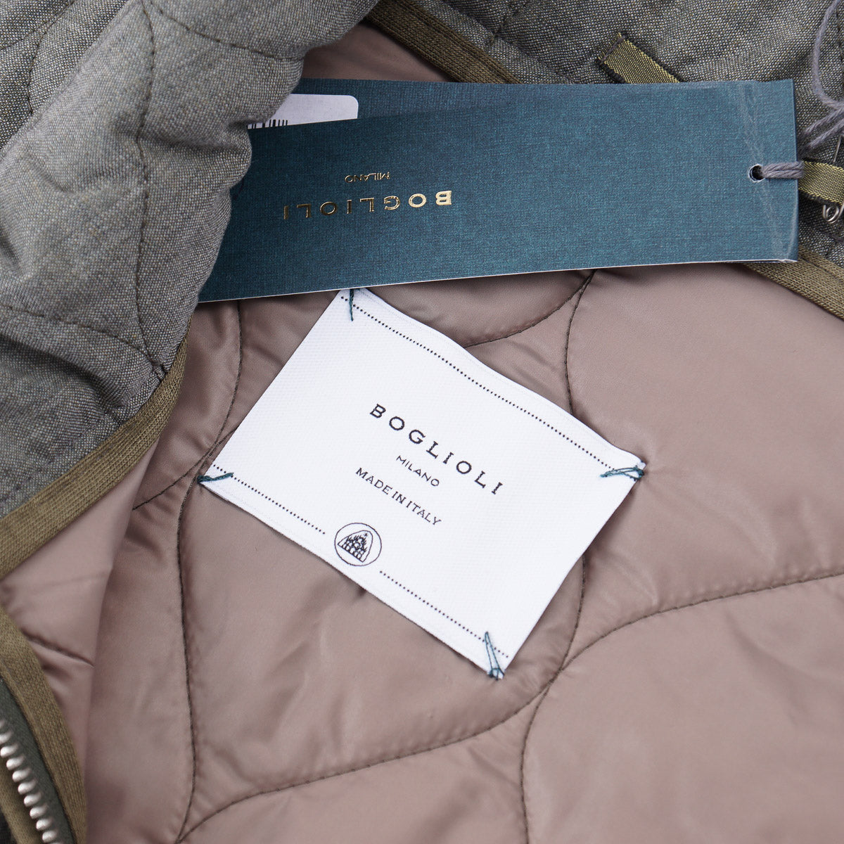 Boglioli Quilted Wool-Blend Vest