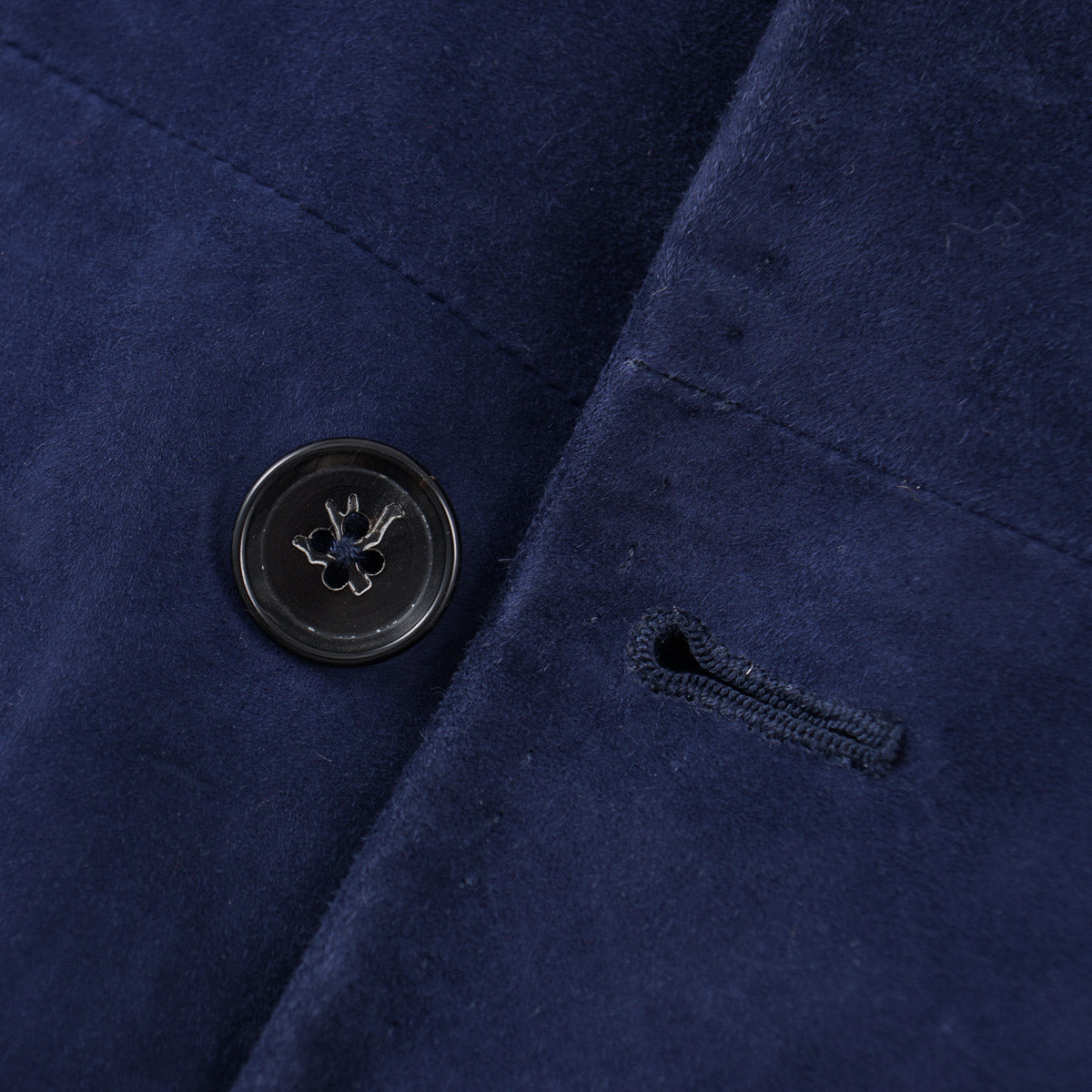 Isaia Soft Lamb Suede Leather Blazer