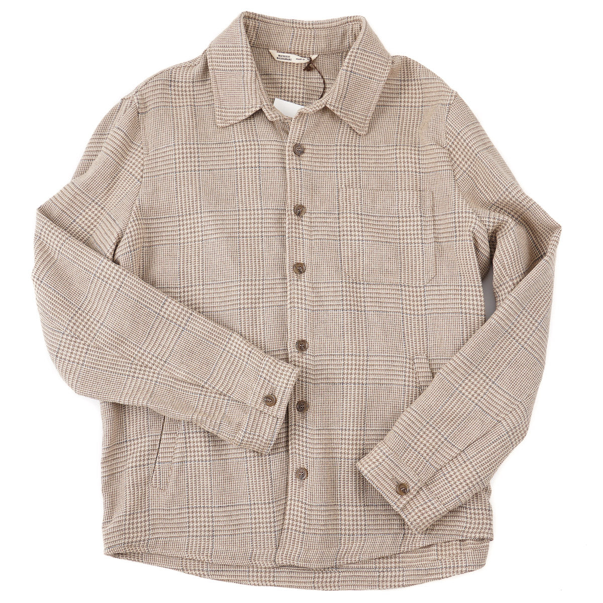 Maurizio Baldassari Wool-Silk-Hemp Overshirt