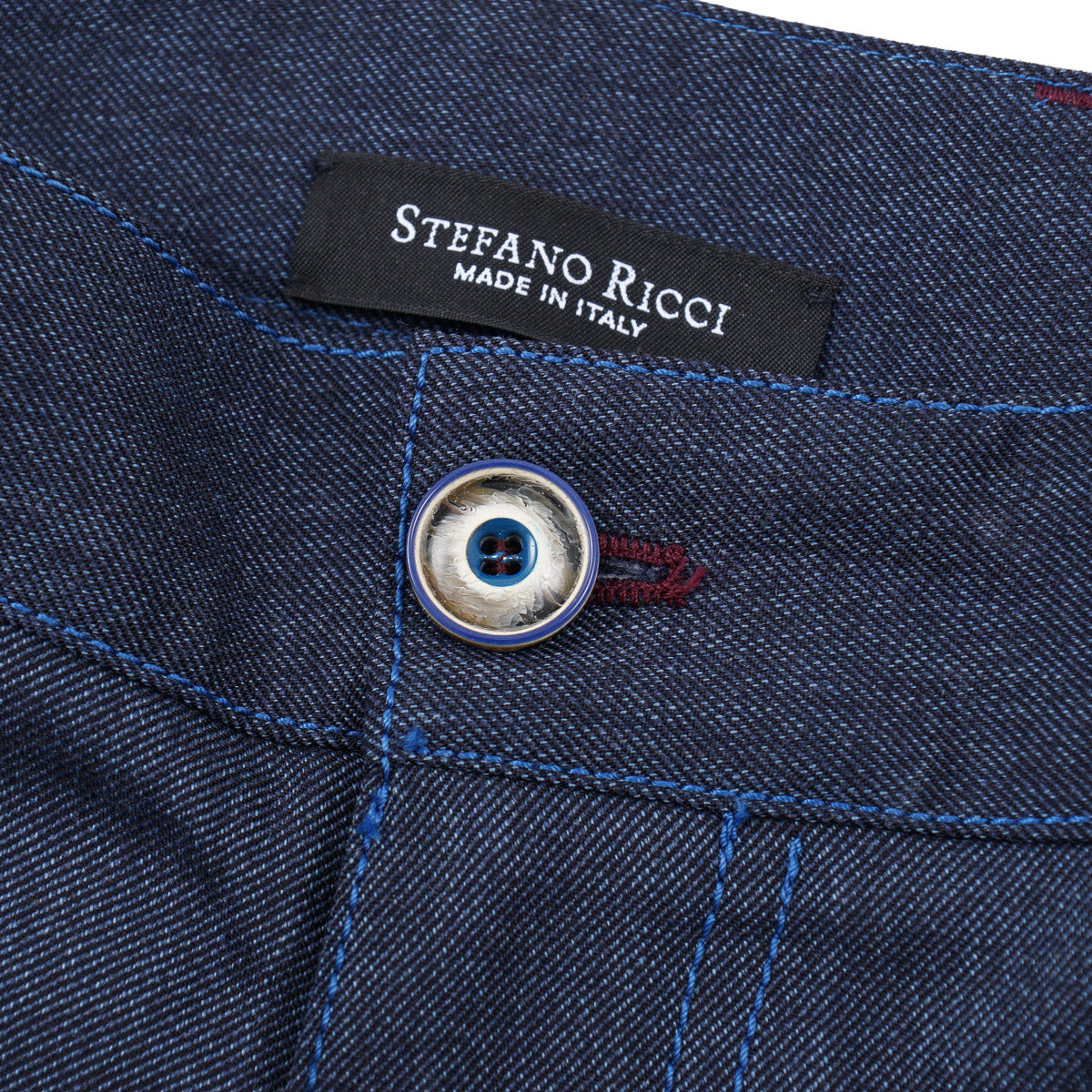 Stefano Ricci Wool 'Denim' 5-Pocket Pants