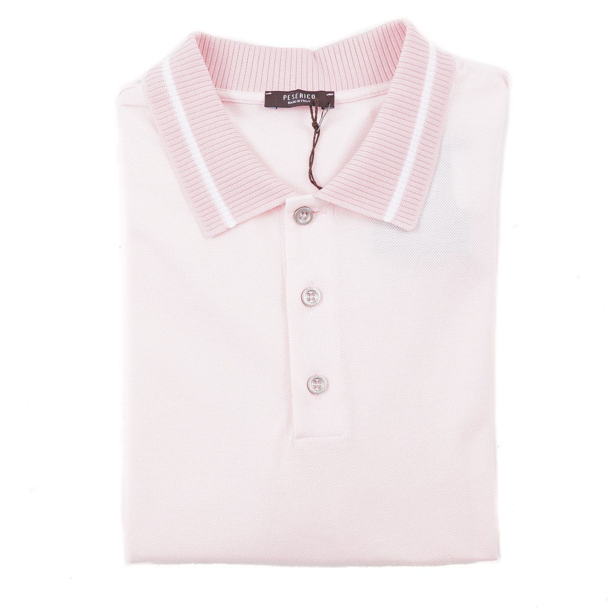 Peserico Short Sleeve Knit Cotton Polo - Top Shelf Apparel