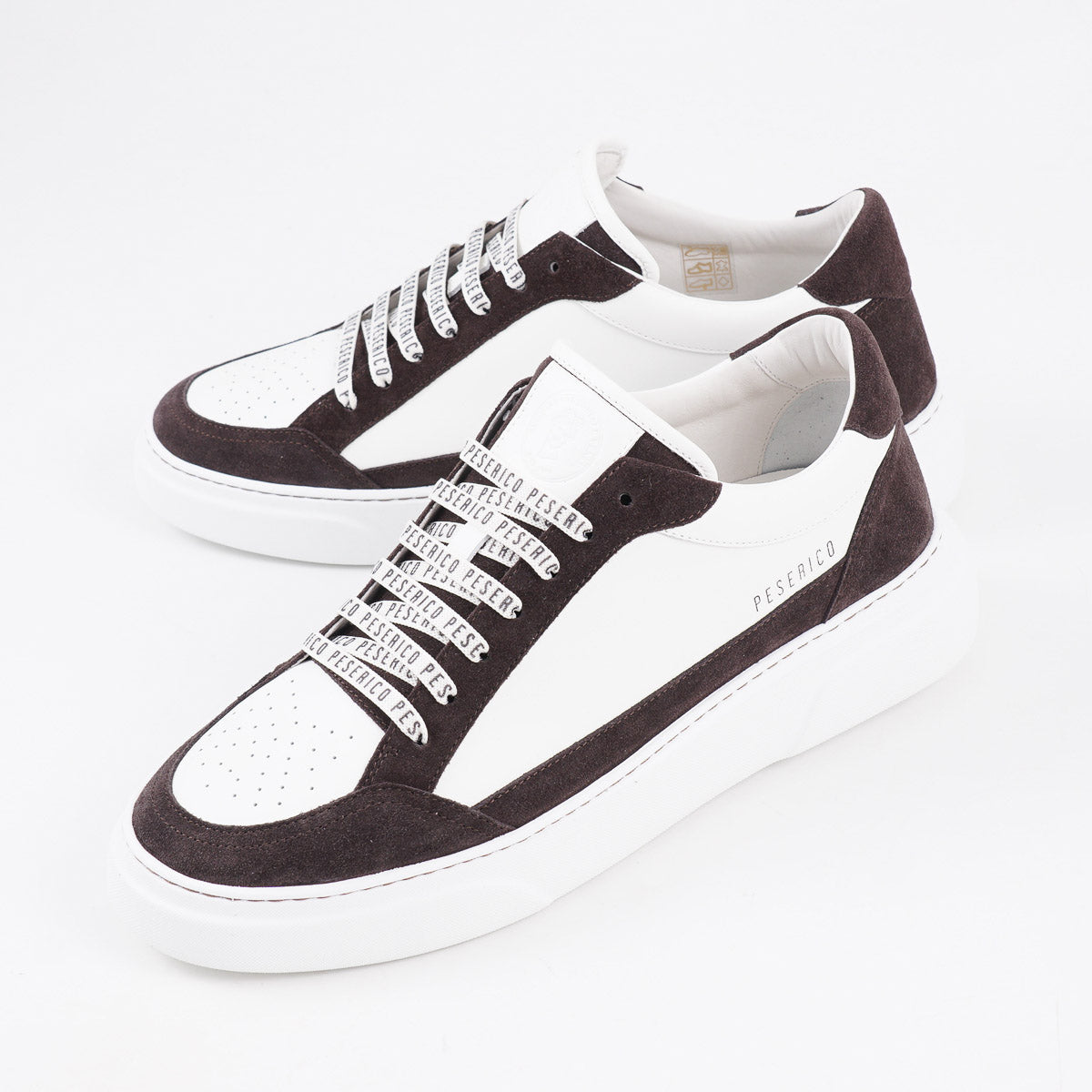 Peserico Leather and Suede Sneakers - Top Shelf Apparel