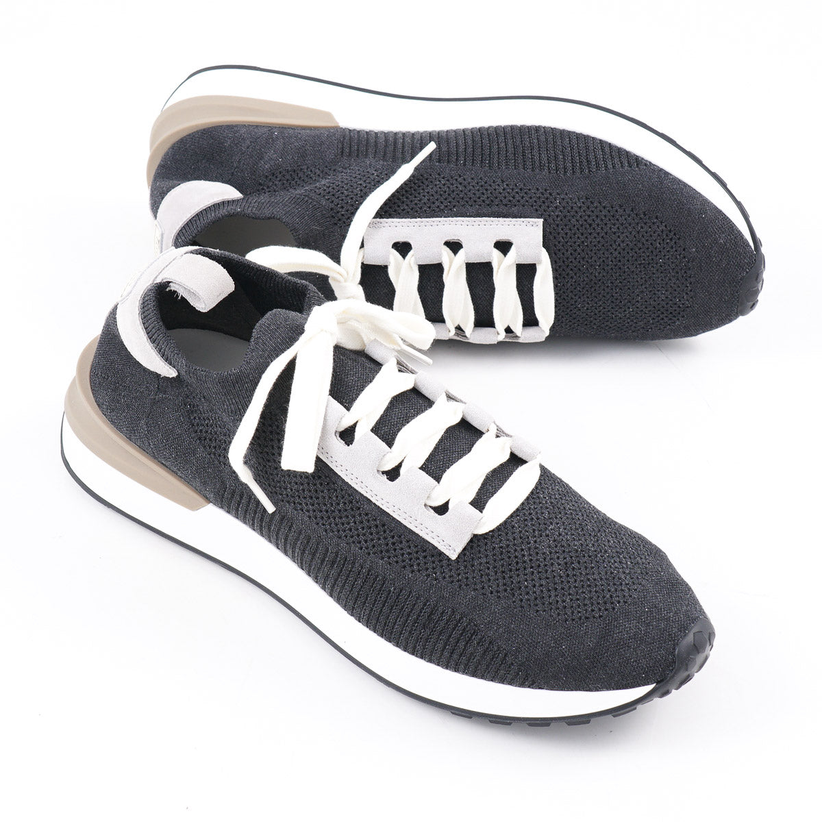 Peserico Knit Mesh Runners with Suede Trim - Top Shelf Apparel