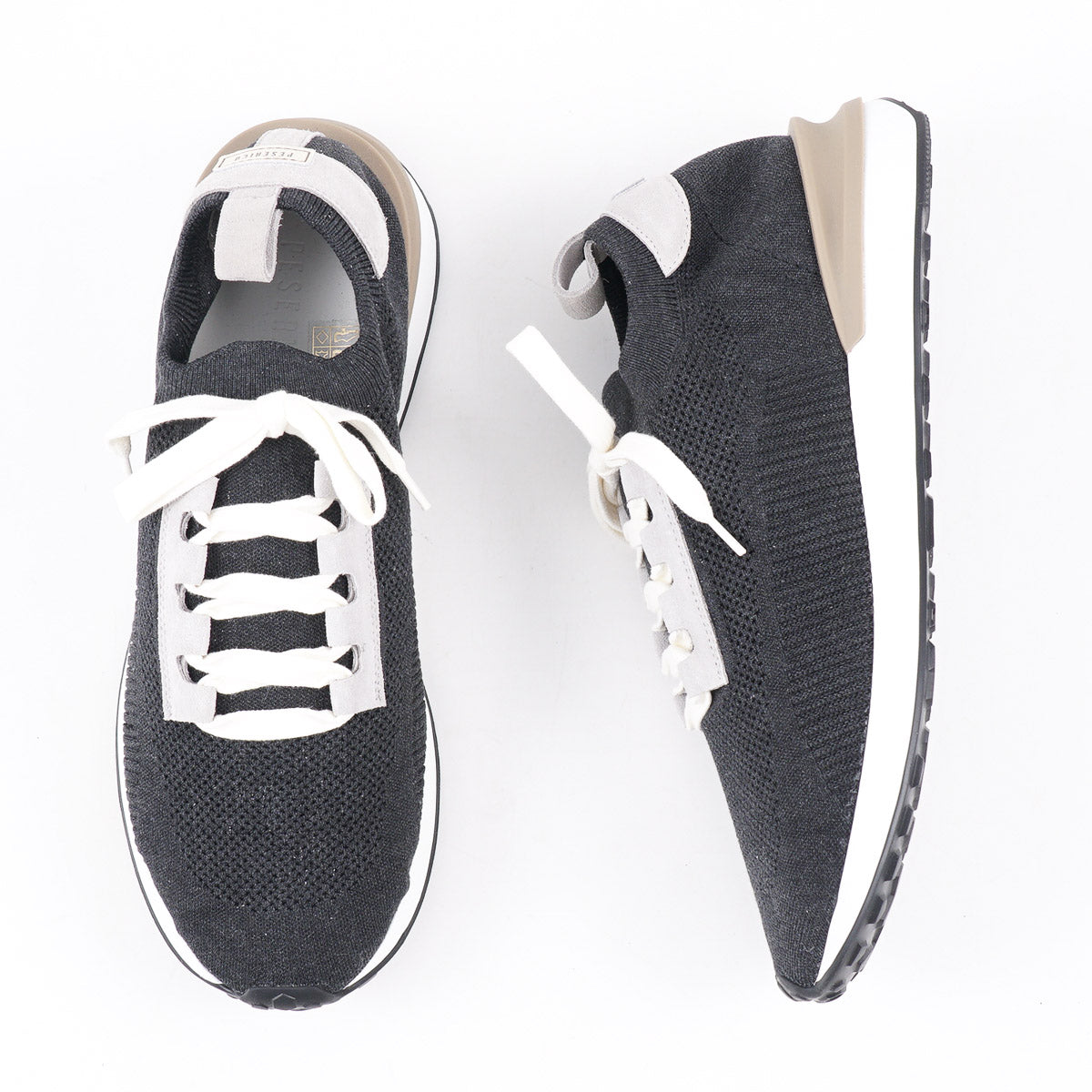 Peserico Knit Mesh Runners with Suede Trim - Top Shelf Apparel