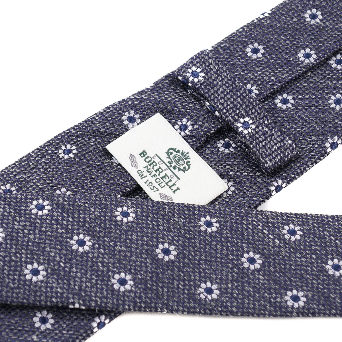 Luigi Borrelli Narrow Woven Silk Tie - Top Shelf Apparel