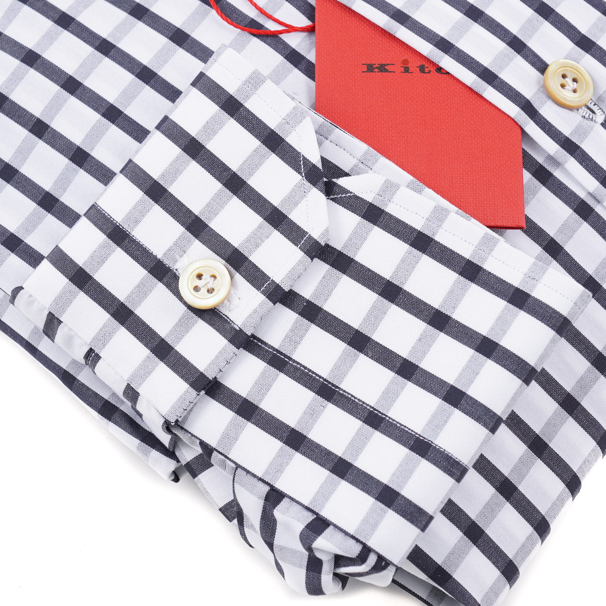 Kiton Slim-Fit Cotton Dress Shirt - Top Shelf Apparel