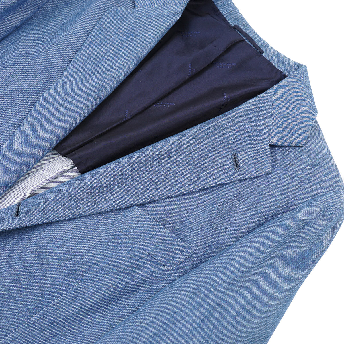 Kiton Denim Cotton Sport Coat - Top Shelf Apparel