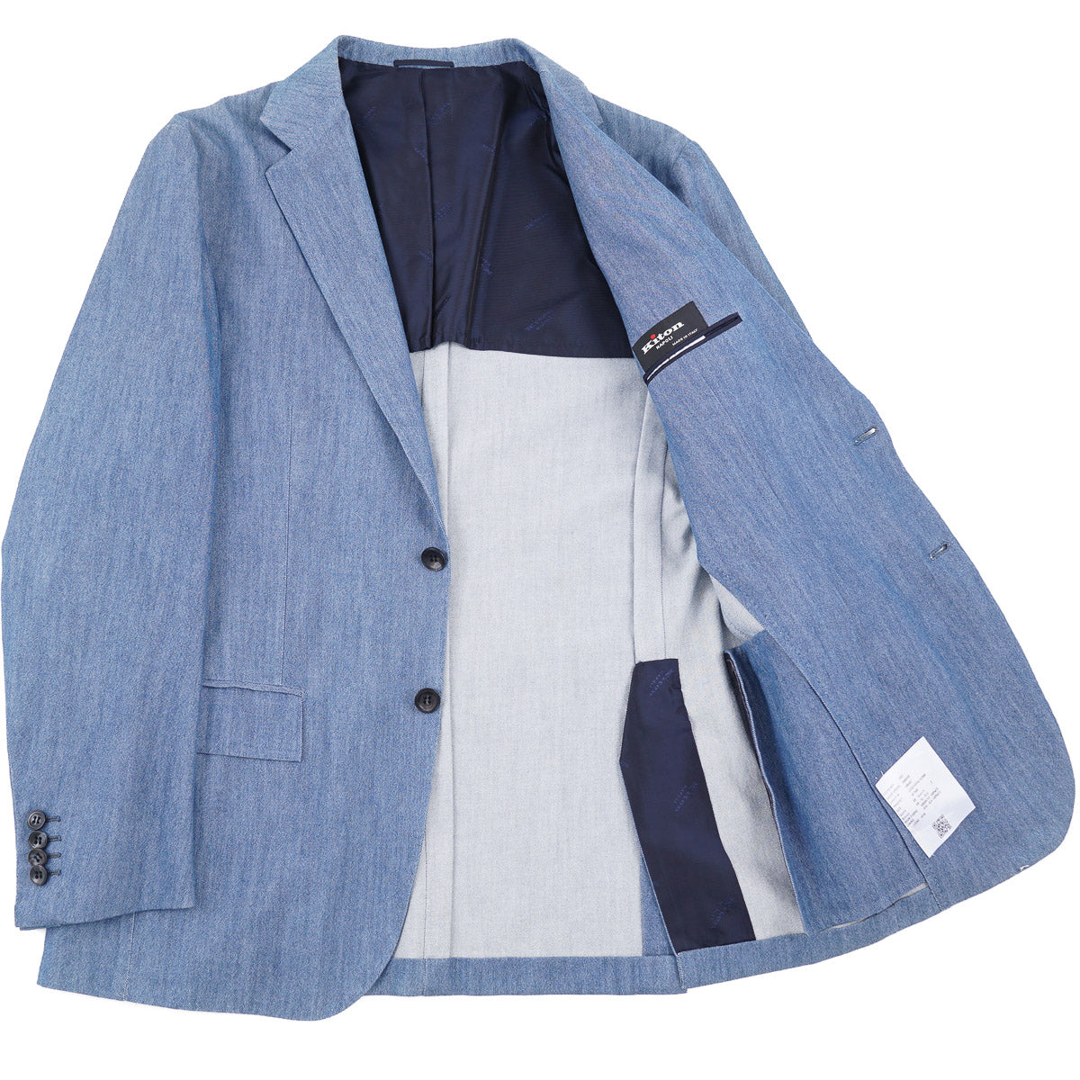 Kiton Denim Cotton Sport Coat - Top Shelf Apparel