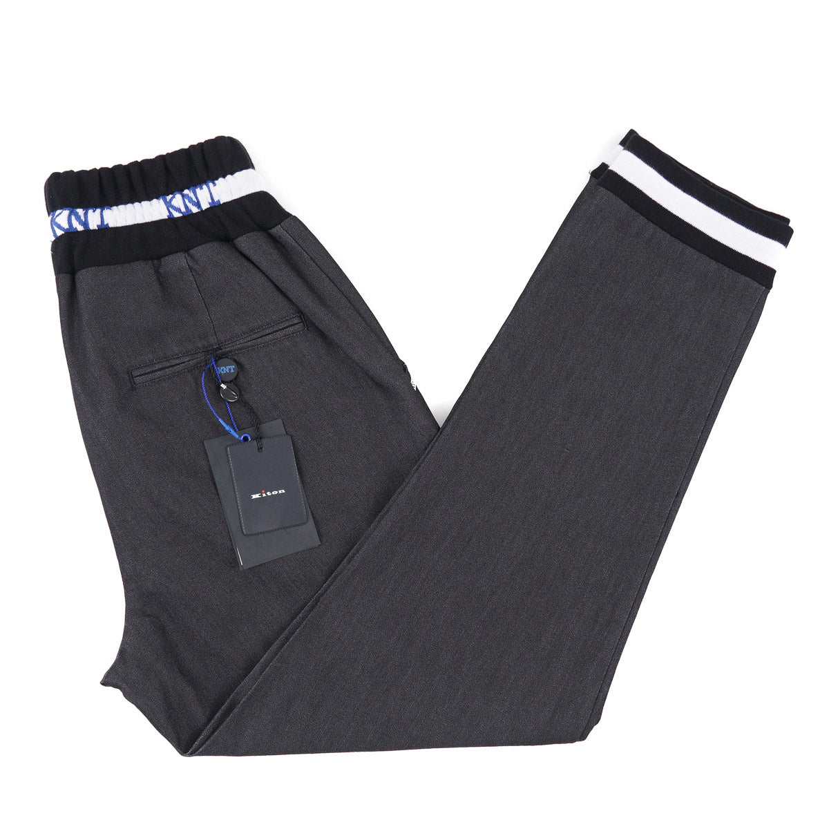 Kiton KNT Charcoal Denim Jogger Pants - Top Shelf Apparel