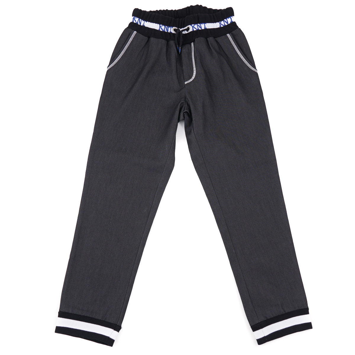 Kiton KNT Charcoal Denim Jogger Pants - Top Shelf Apparel