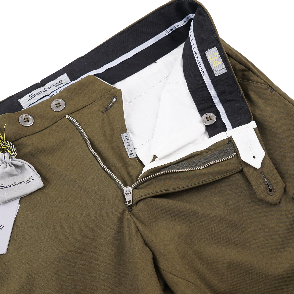 Sartorio Stretch Techno Nylon Cargo Pants - Top Shelf Apparel