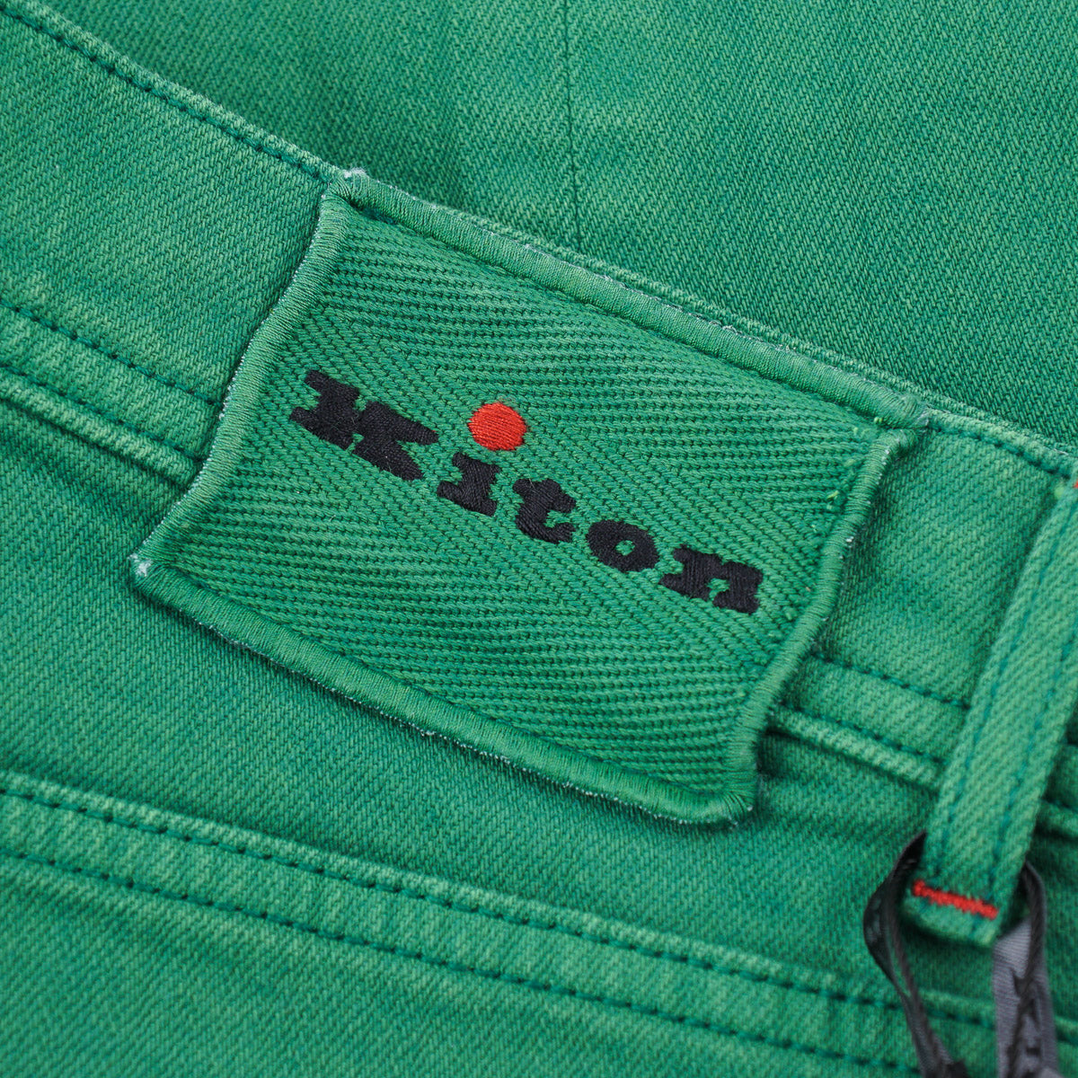 Kiton Green Stretch Denim Jeans - Top Shelf Apparel