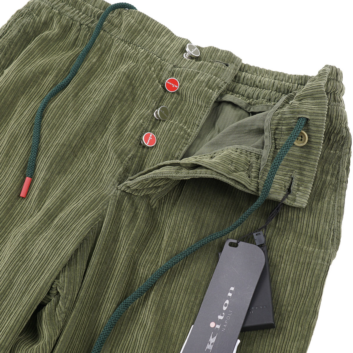 Kiton Lightweight Corduroy Jogger Pants - Top Shelf Apparel