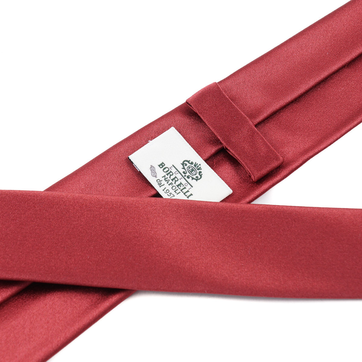 Luigi Borrelli Narrow-Width Silk Tie - Top Shelf Apparel