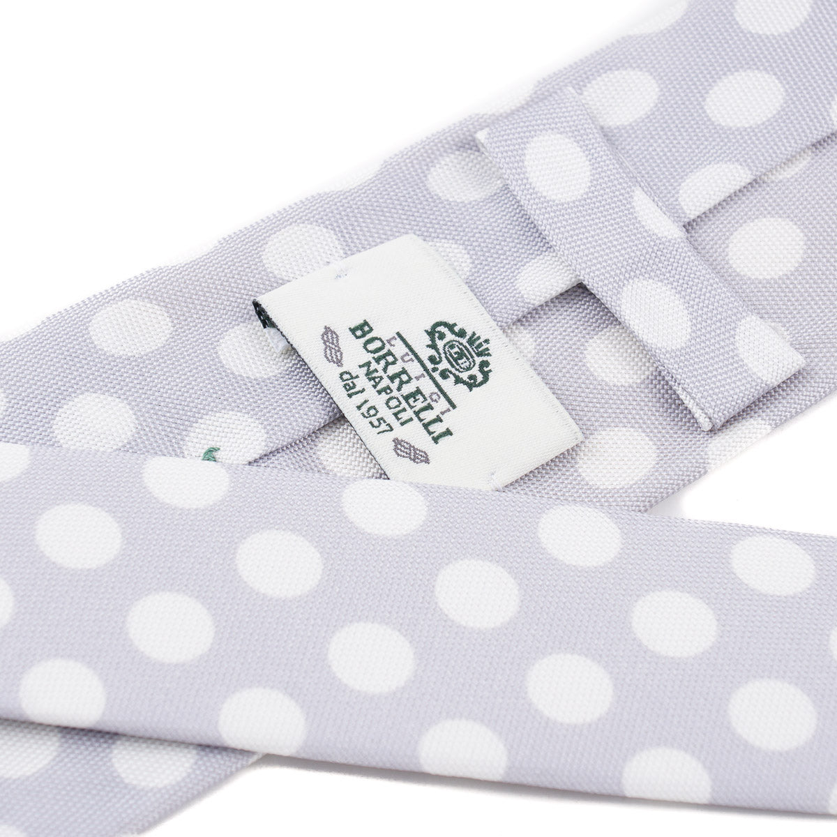 Luigi Borrelli Narrow Printed Silk Tie - Top Shelf Apparel