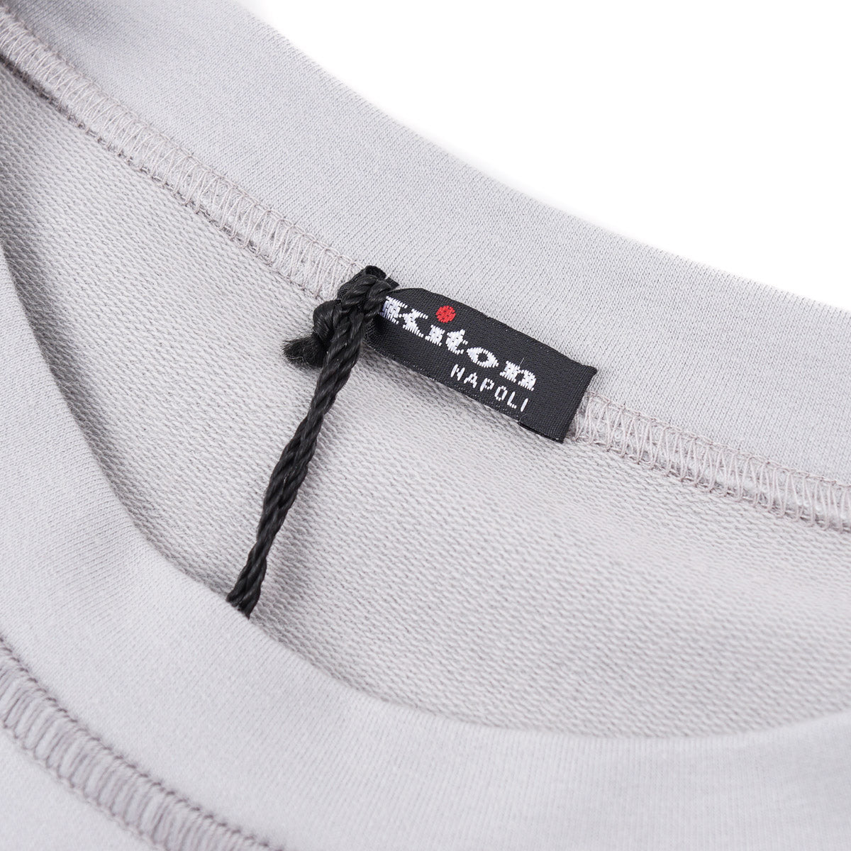 Kiton Cotton Sweatshirt with Graphic Print - Top Shelf Apparel