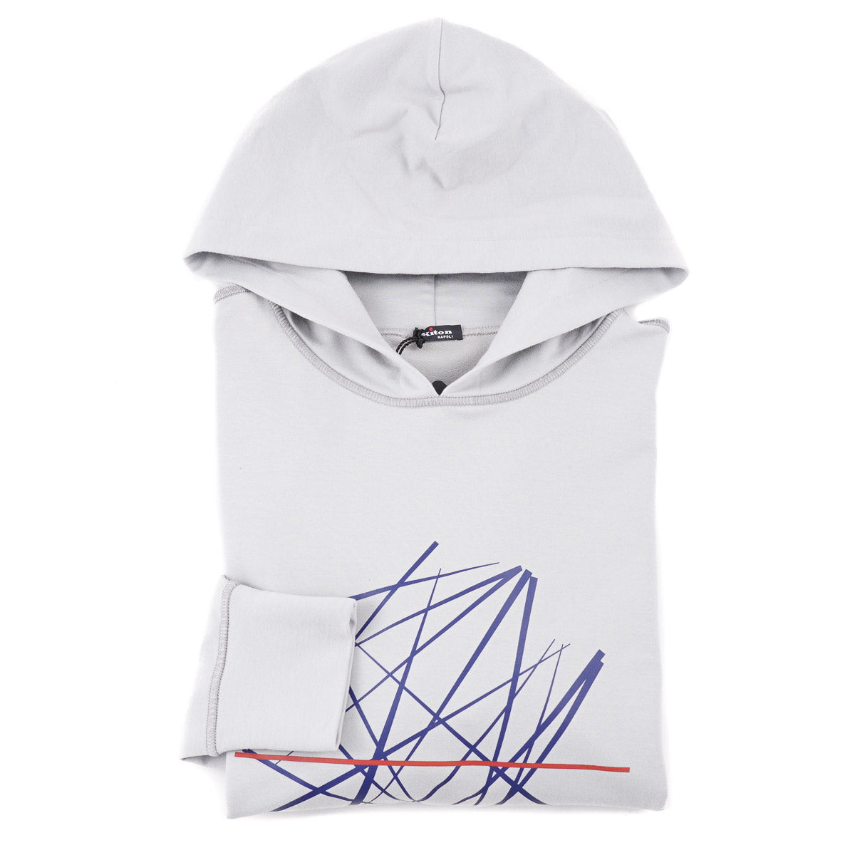 Kiton Cotton Sweatshirt with Graphic Print - Top Shelf Apparel