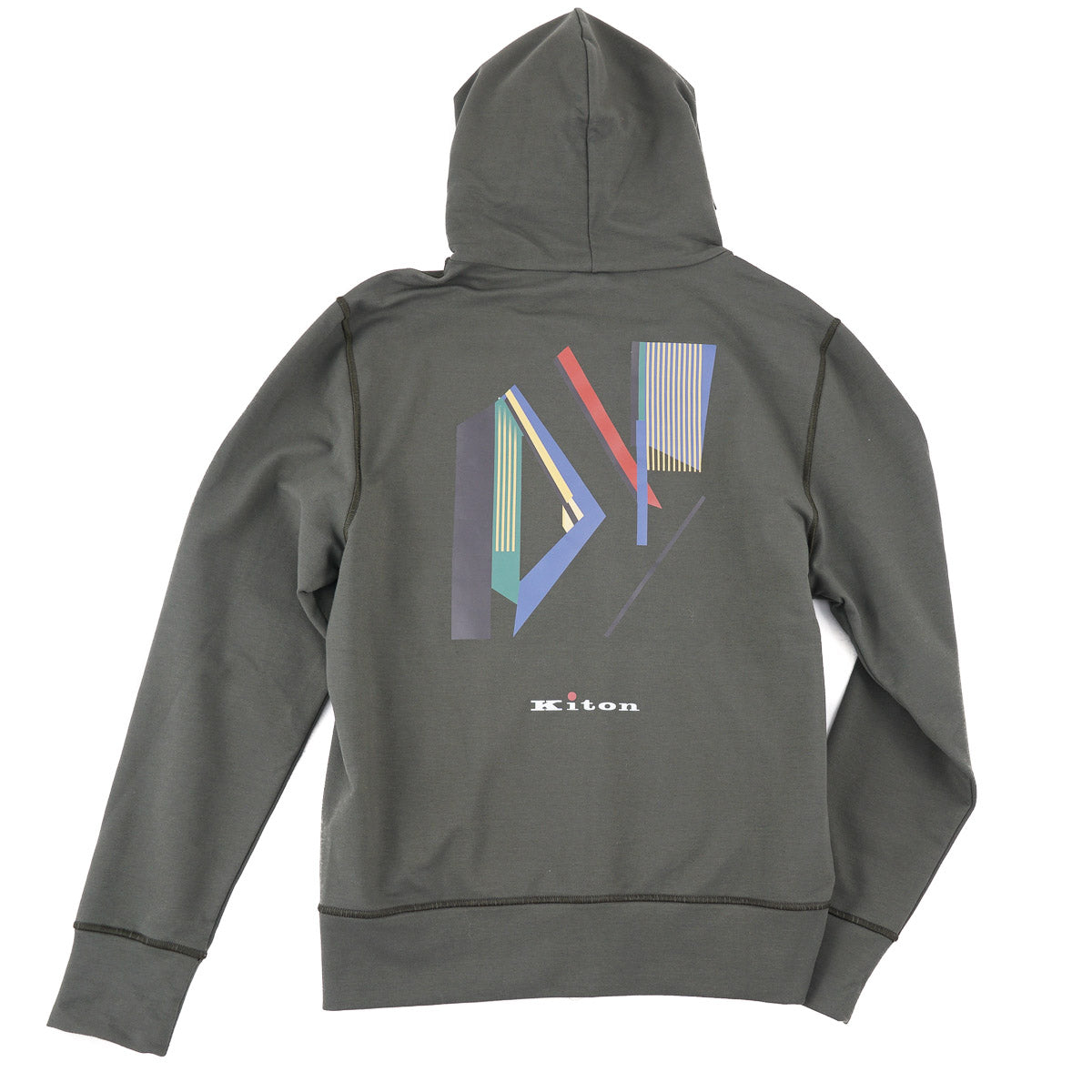 Kiton Cotton Sweatshirt with Graphic Print - Top Shelf Apparel