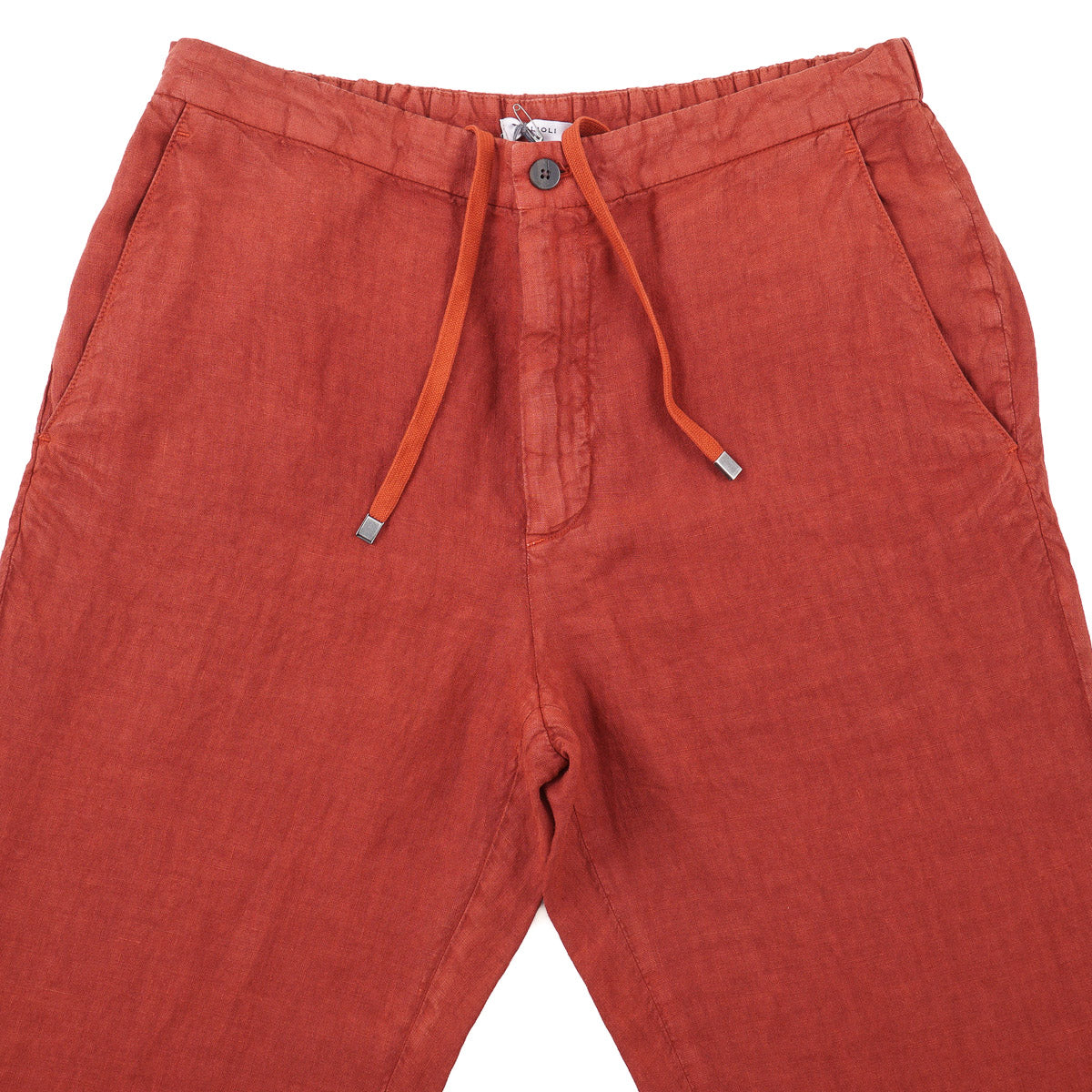 Boglioli Linen Pants with Drawstring Waist - Top Shelf Apparel