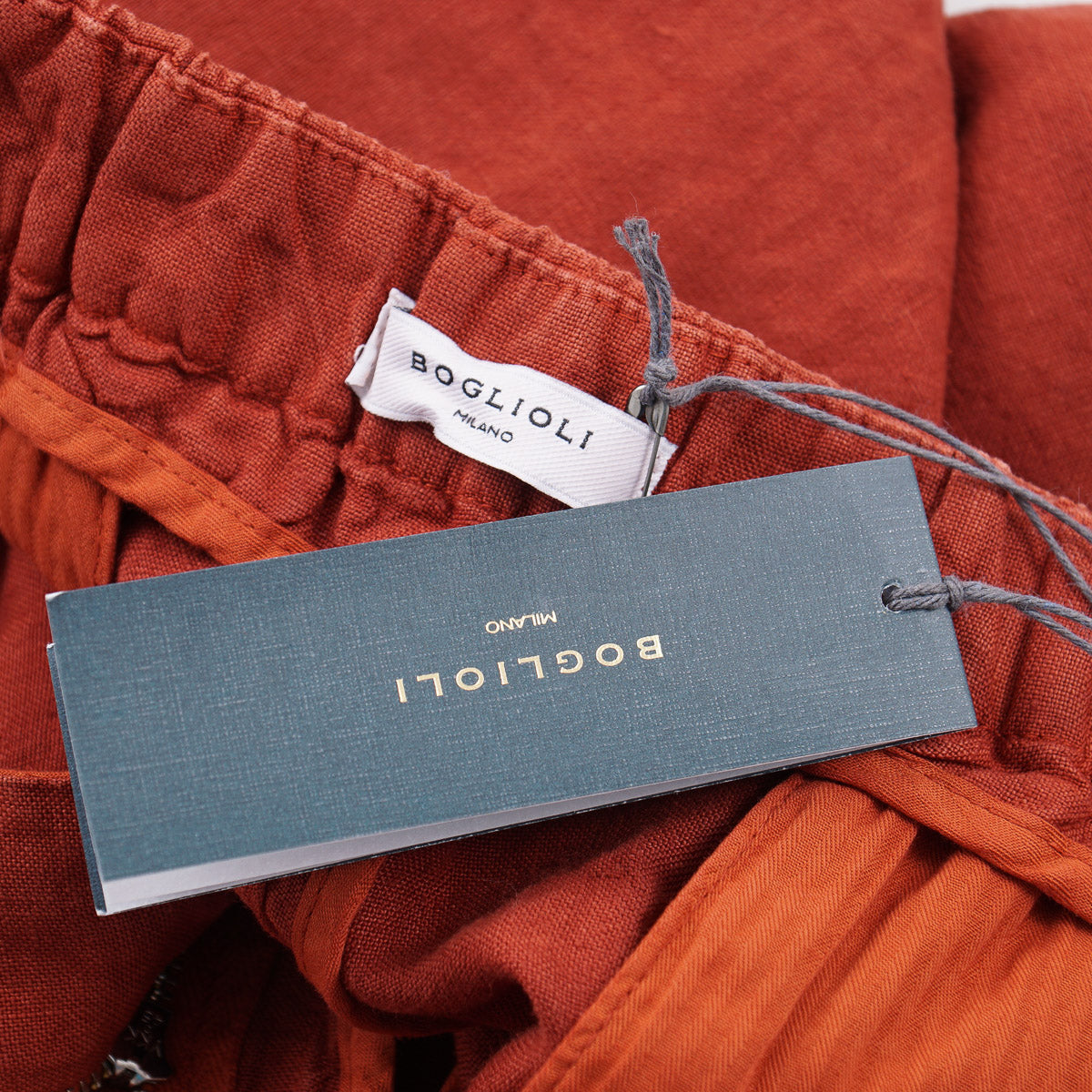 Boglioli Linen Pants with Drawstring Waist - Top Shelf Apparel