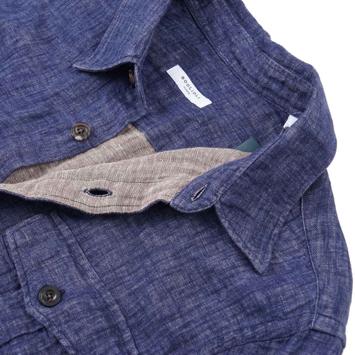 Boglioli Linen Sahariana Shirt-Jacket - Top Shelf Apparel