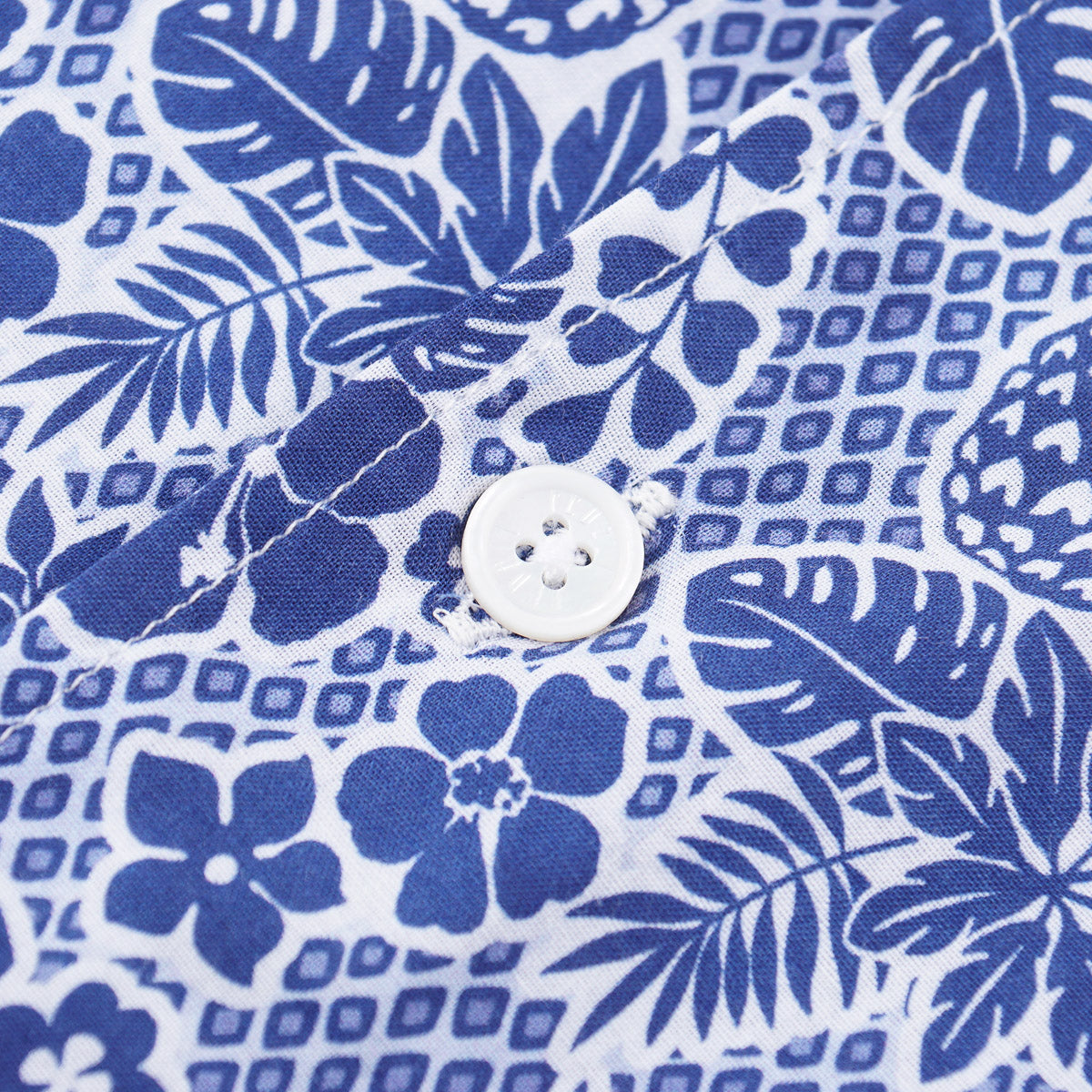 Fedeli Lightweight Printed Cotton Shirt - Top Shelf Apparel