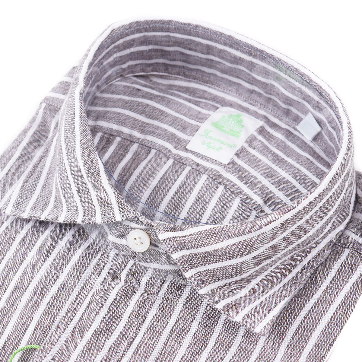 Finamore Extra-Slim Linen Dress Shirt - Top Shelf Apparel