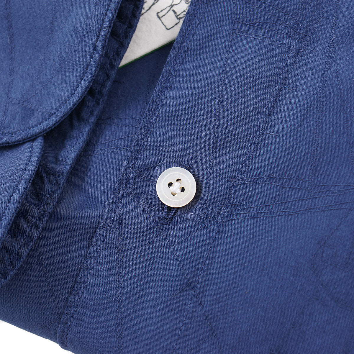 Finamore Sailboat Jacquard Dress Shirt - Top Shelf Apparel