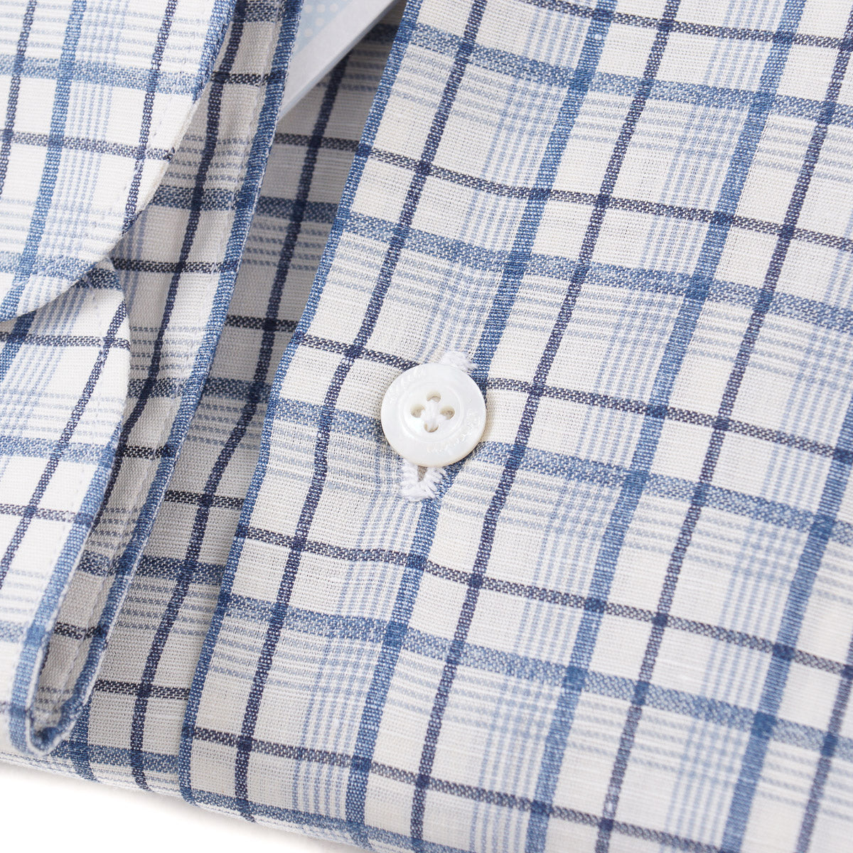 Finamore Riva Cotton-Linen Dress Shirt - Top Shelf Apparel