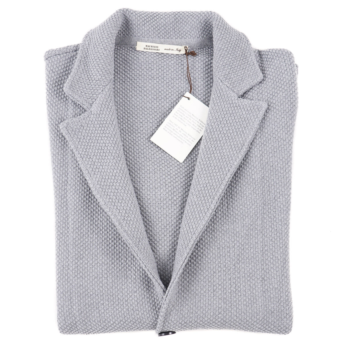Maurizio Baldassari Knit Cardigan Sweater-Blazer - Top Shelf Apparel