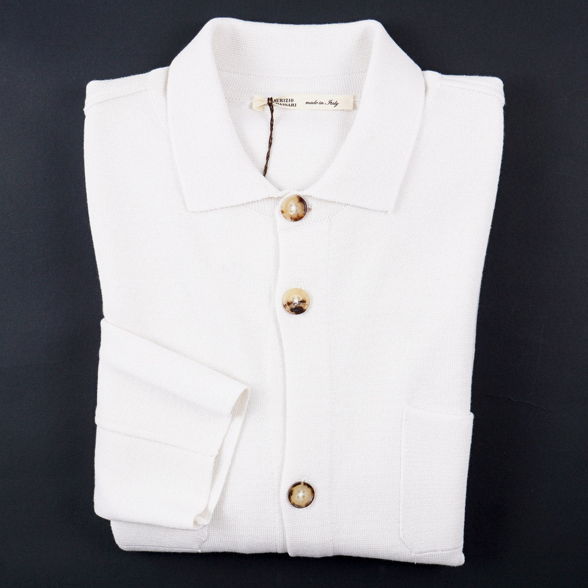 Maurizio Baldassari Knit Overshirt Sweater