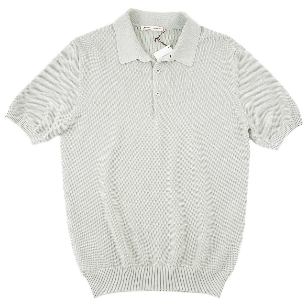 Maurizio Baldassari Pique Knit Cotton Polo - Top Shelf Apparel