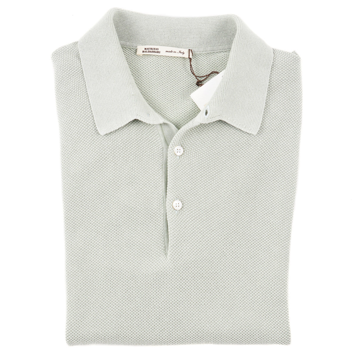 Maurizio Baldassari Pique Knit Cotton Polo - Top Shelf Apparel