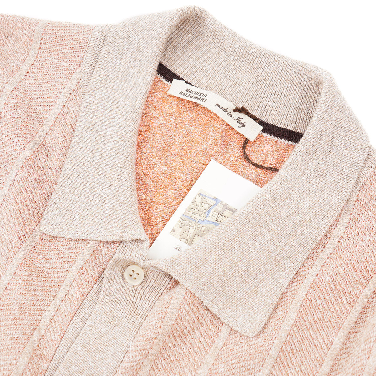 Maurizio Baldassari Linen-Cotton Knit Shirt - Top Shelf Apparel