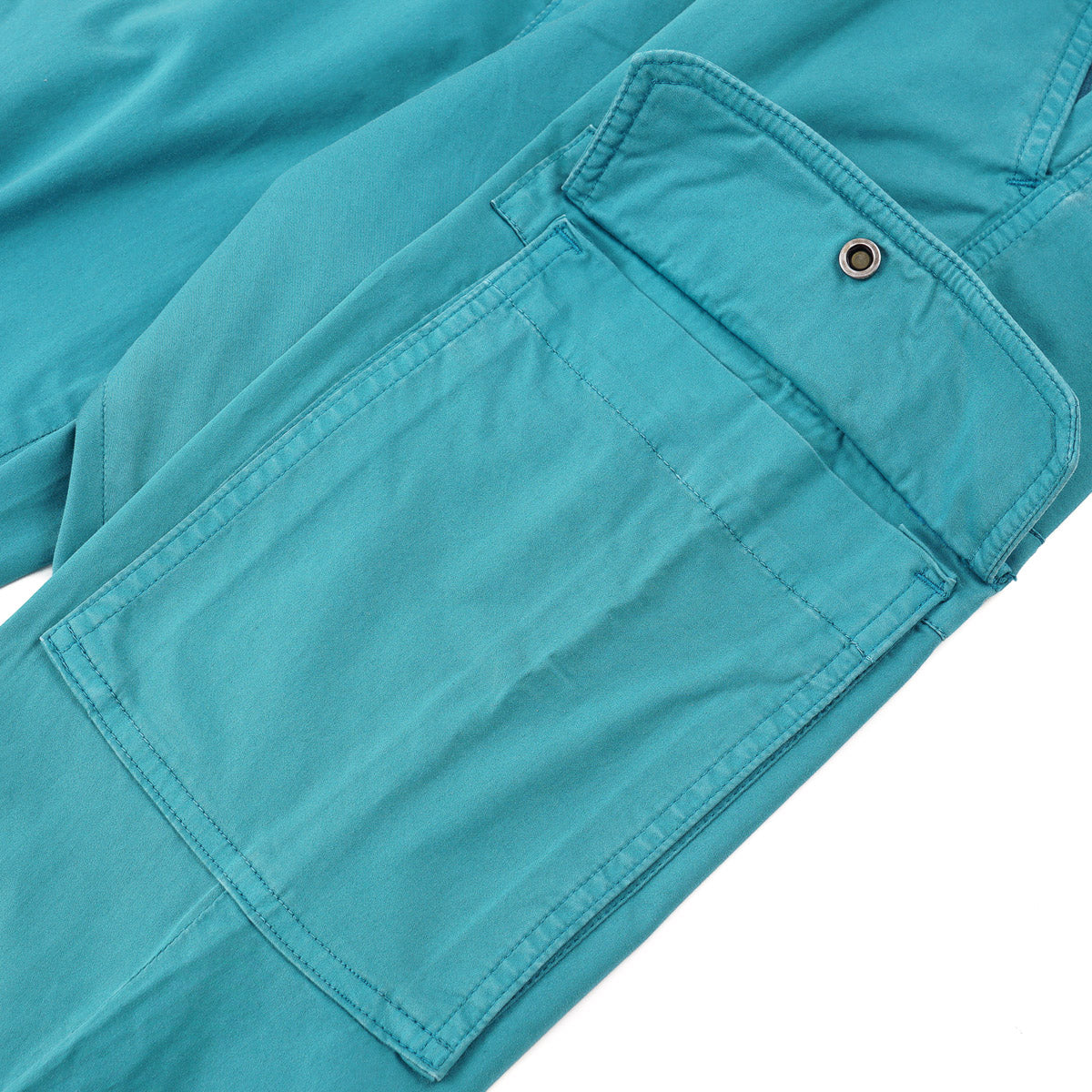 Isaia Cotton Pants with Cargo Pockets