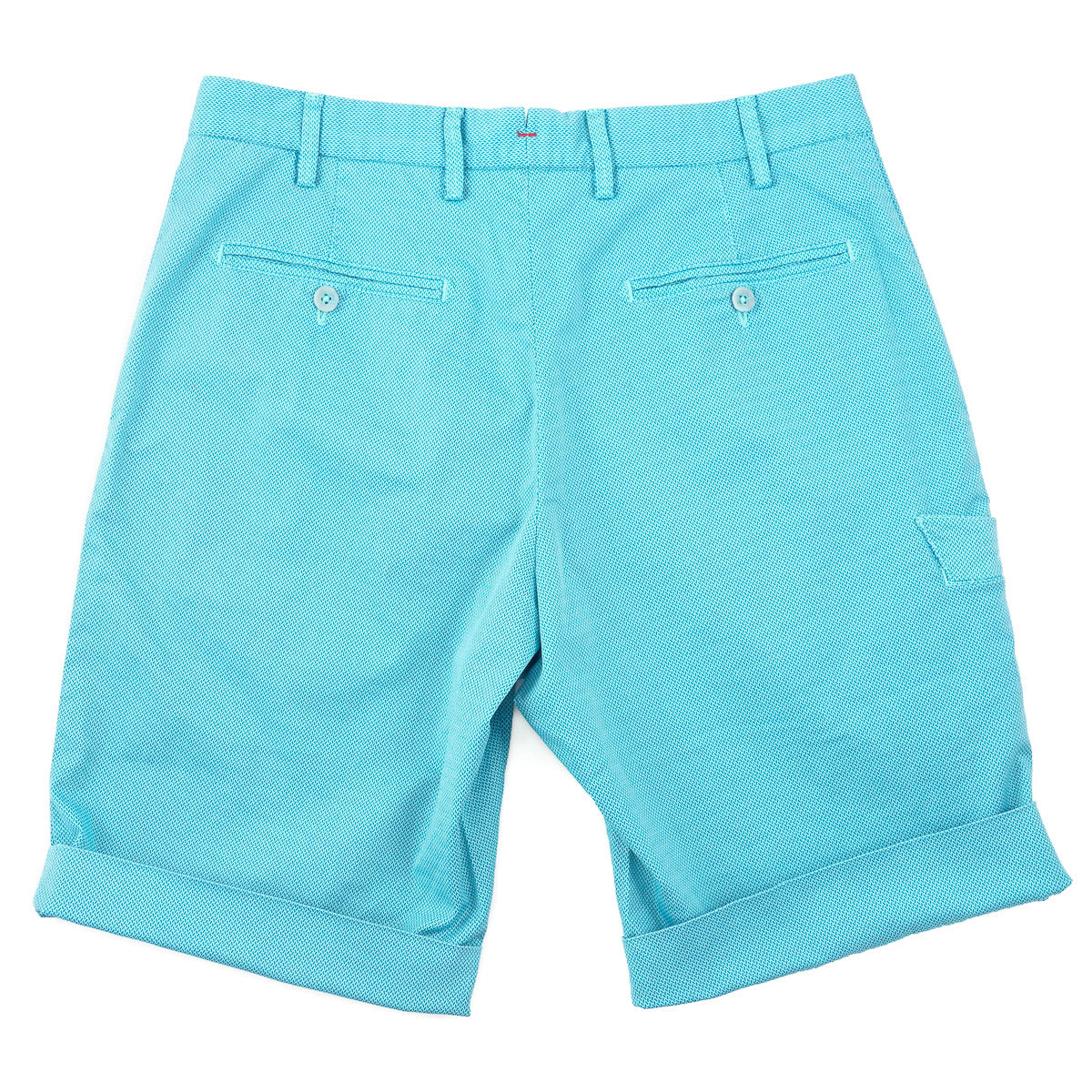 Isaia Printed Cotton Bermuda Shorts