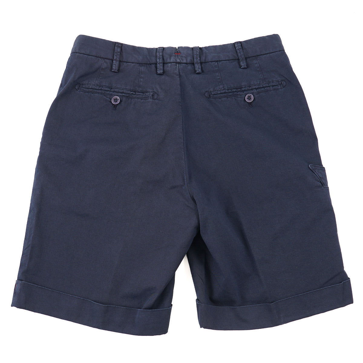 Isaia Garment-Dyed Cotton Shorts