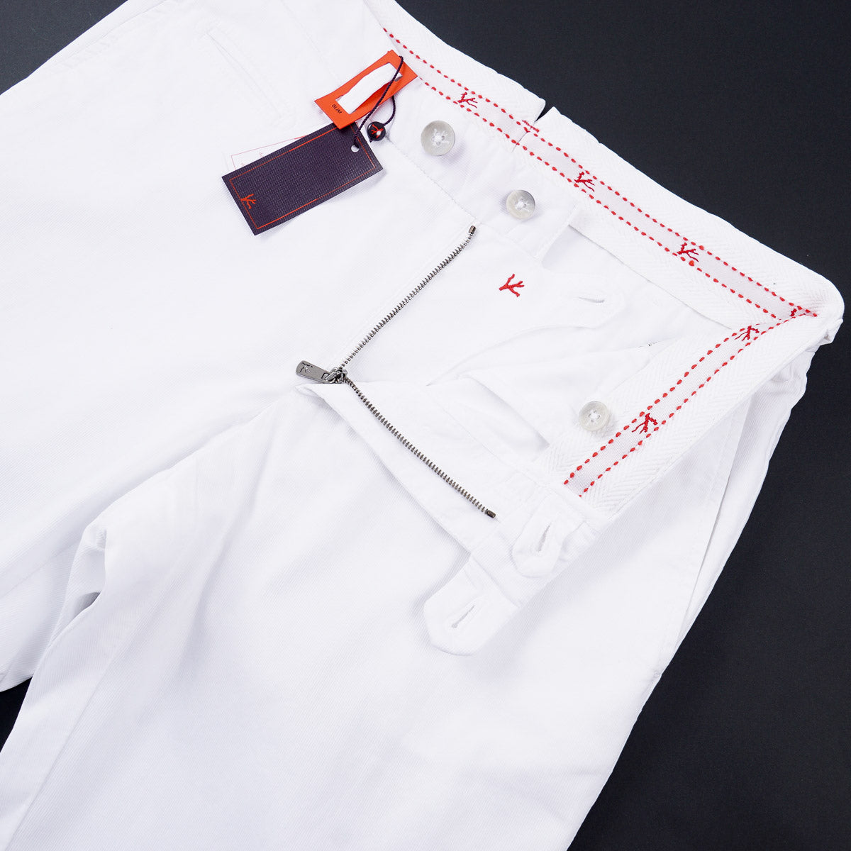 Isaia Slim-Fit Woven Cotton Chinos