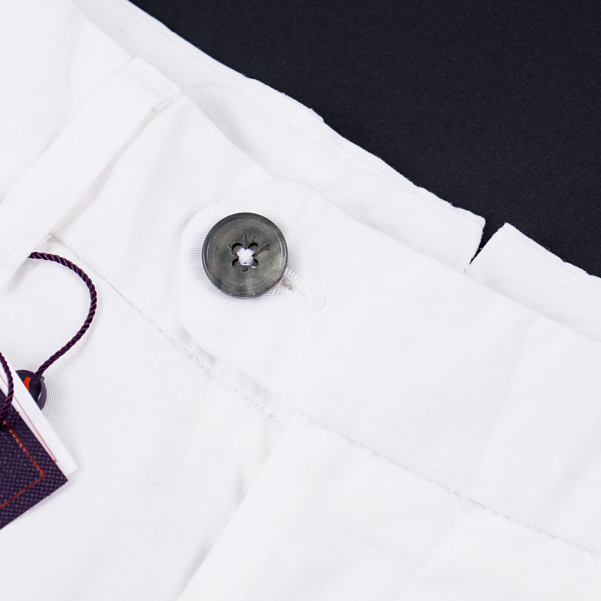 Isaia Twill Cotton Bermuda Shorts
