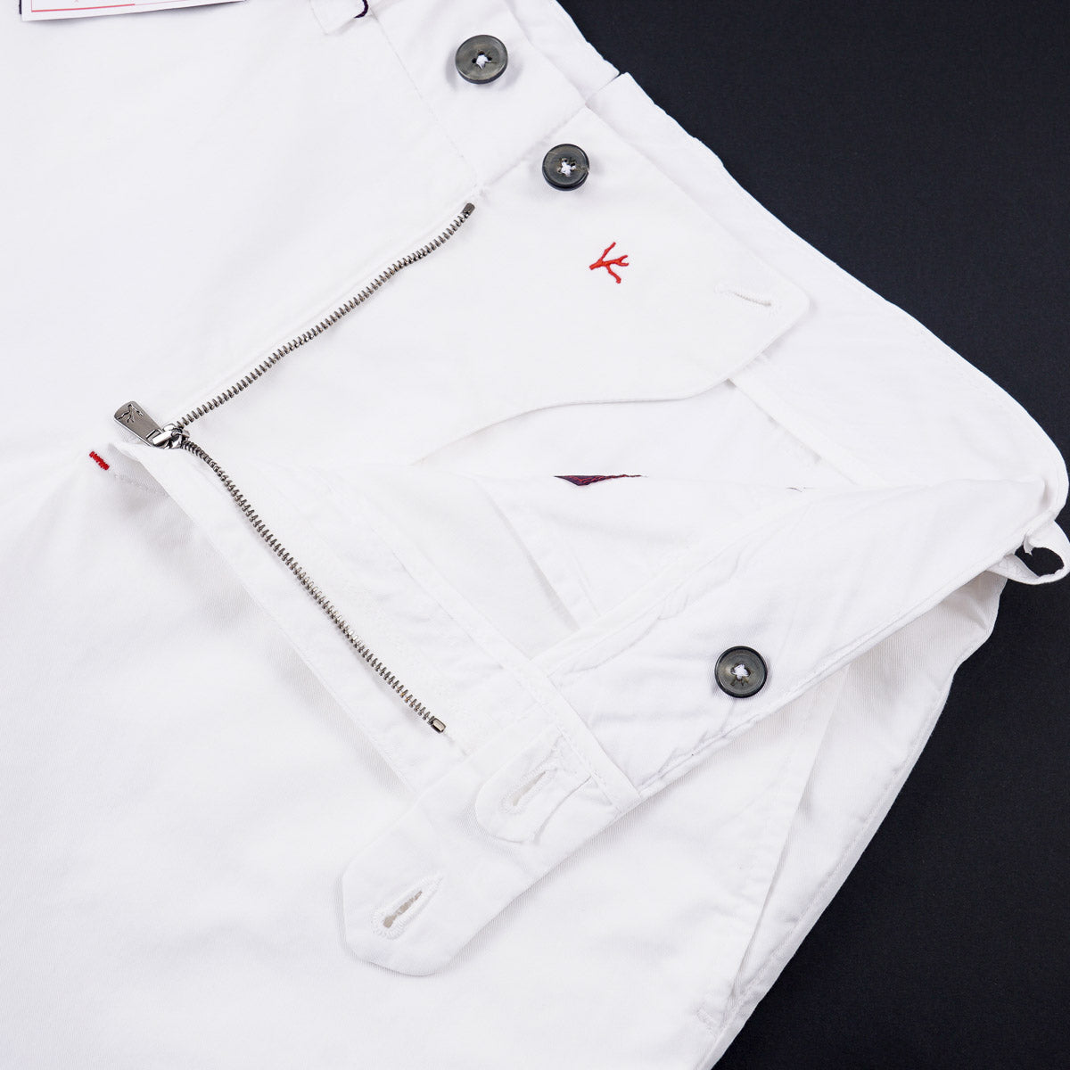 Isaia Twill Cotton Bermuda Shorts