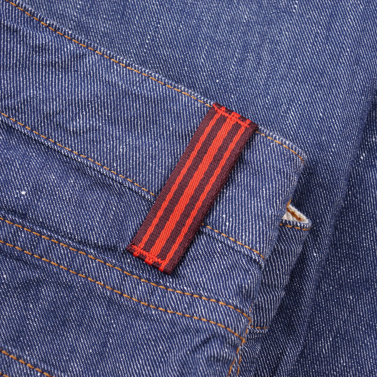 Isaia Lightweight Linen-Cotton Denim Jeans