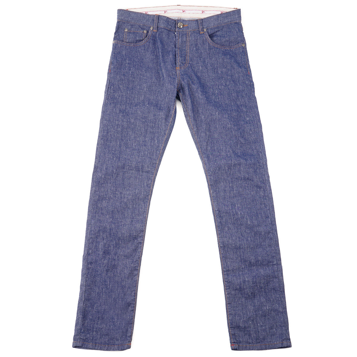 Isaia Lightweight Linen-Cotton Denim Jeans