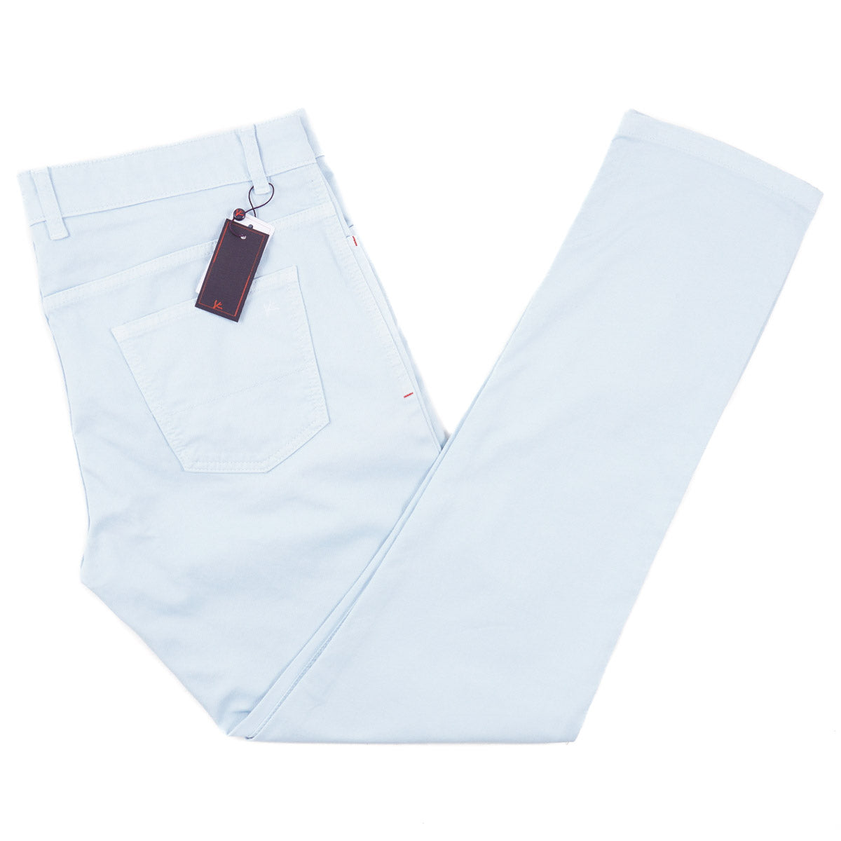 Isaia Slim Straight Twill Jeans