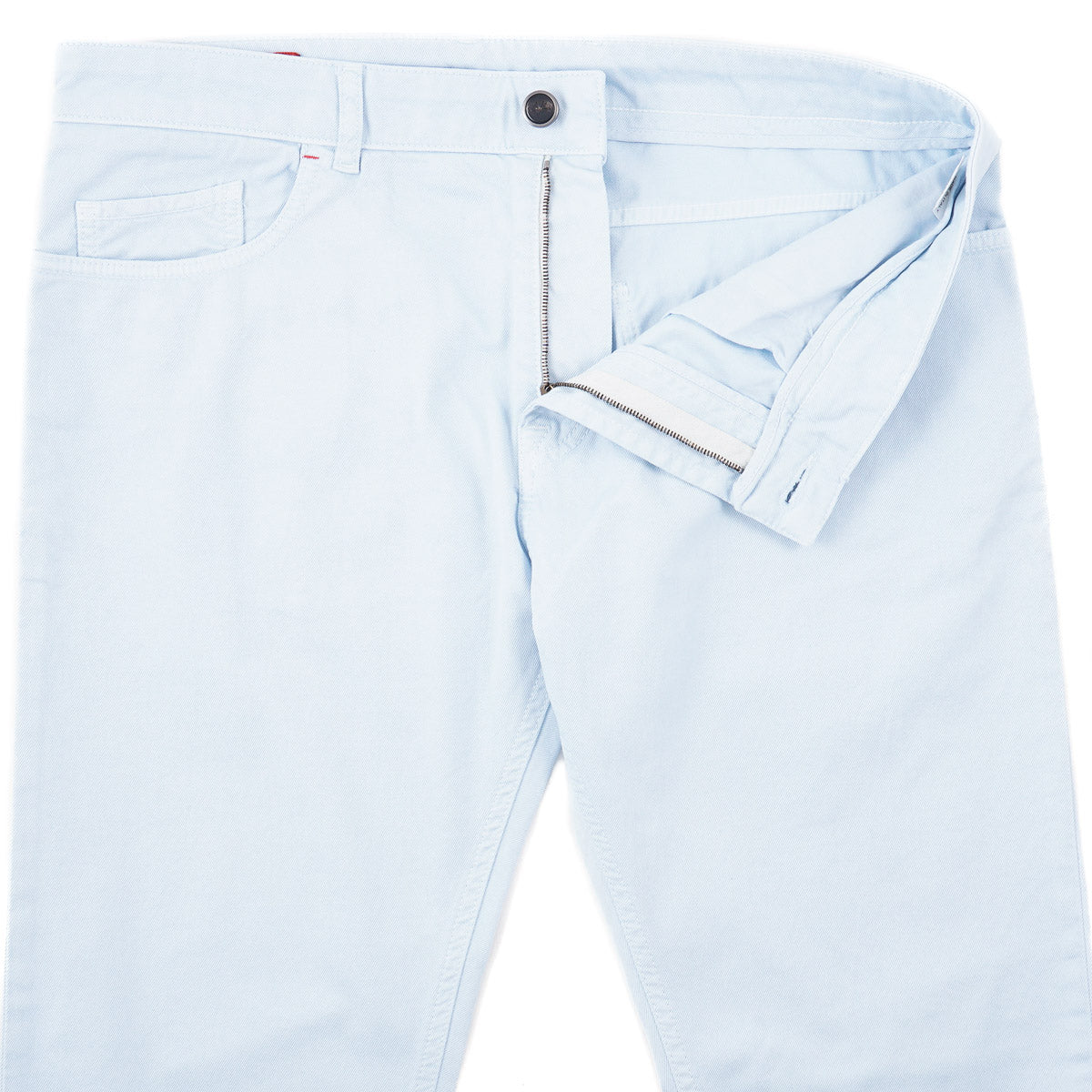 Isaia Slim Straight Twill Jeans