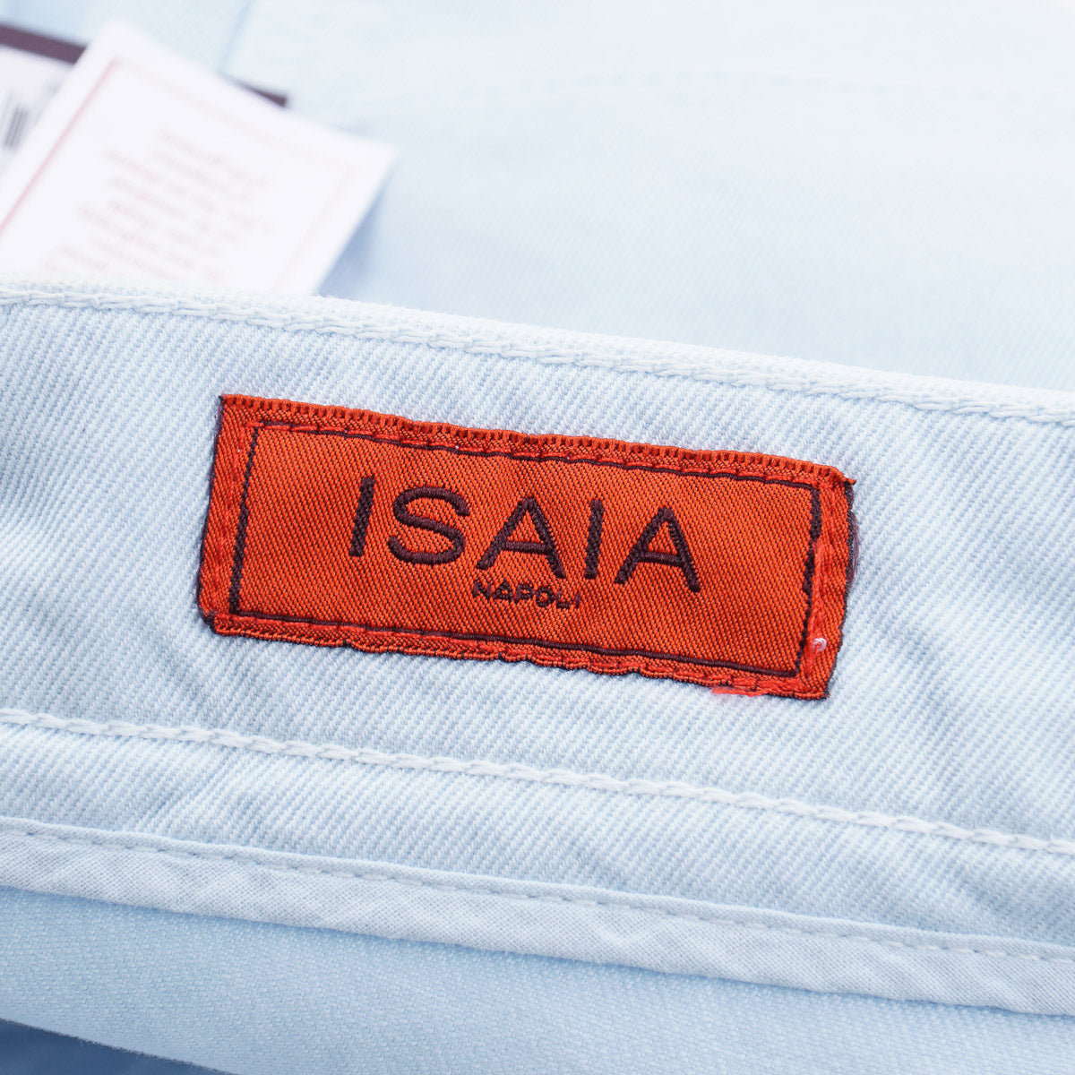 Isaia Slim Straight Twill Jeans