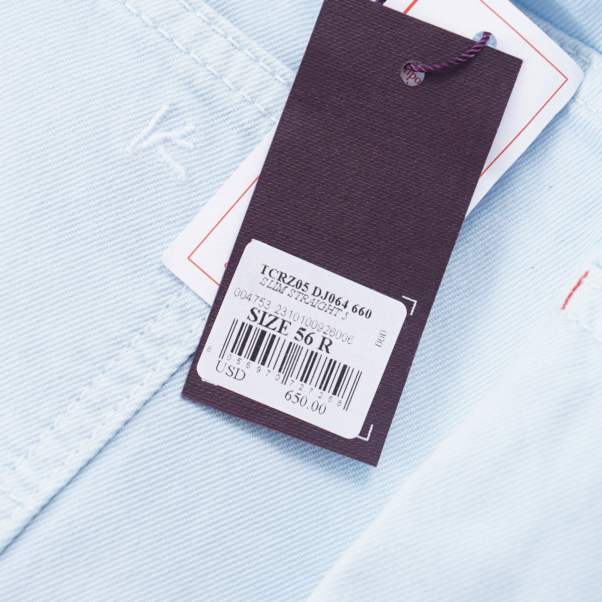 Isaia Slim Straight Twill Jeans