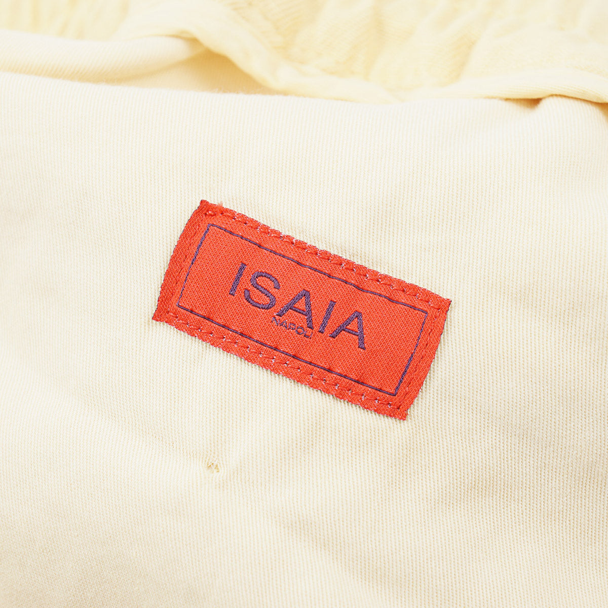 Isaia Cotton-Linen Drawstring Waist Pants