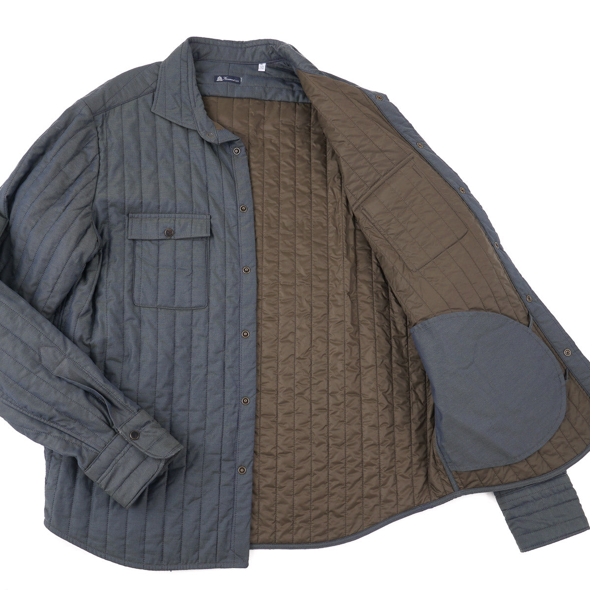 Finamore Quilted Cotton Shirt-Jacket - Top Shelf Apparel
